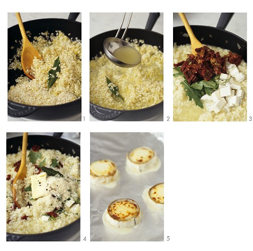 00377576         - Making risotto with dried tomatoes, rocket & goat's cheese