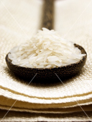 Basmati Rice on a Spoon