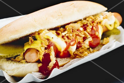 A hot dog