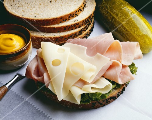 Ham and Swiss on Rye; Pickle
