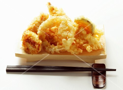 Tempura mit Meeresfrüchten und Gemüse (3)