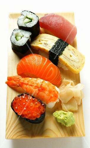 Mixed sushi platter
