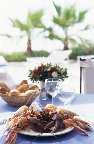 A plate of crustaceans