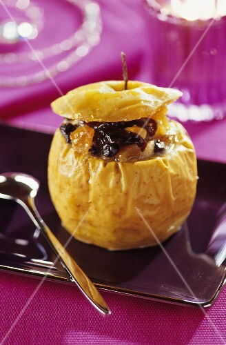 Stuffed baked apple