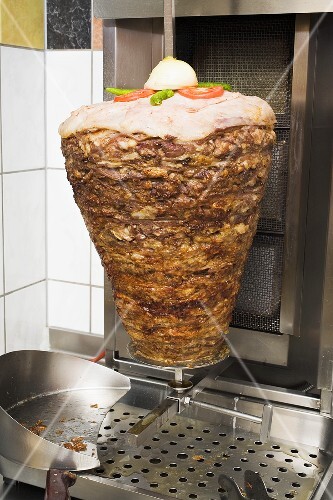 Döner am Grill im Restaurant