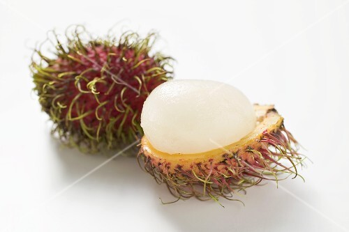 Rambutan, aufgeschnitten