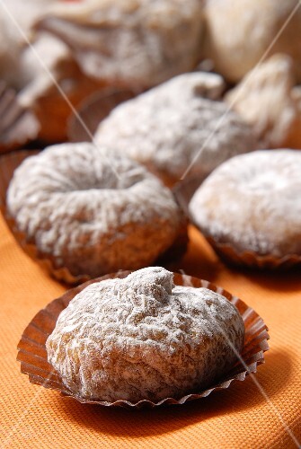 Dried figs in a paper cup