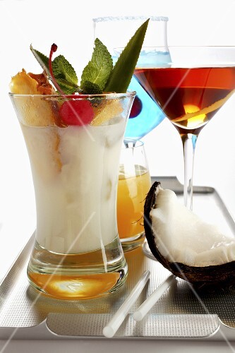 Verschiedene Cocktails