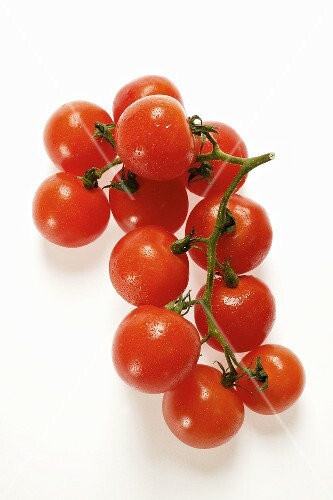 Kirschtomaten mit Wassertropfen