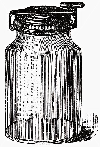 Old food tin (illustration)