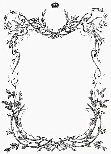 Festive menu: Duke (Herzog) Ernst menu (illustration)