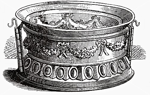 Festliche Pastetenform (Illustration)