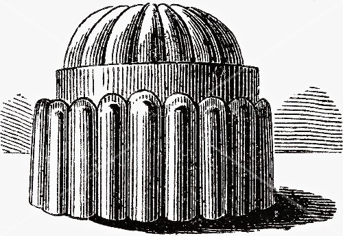 Blancmange mould (illustration)