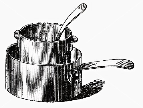 Two pans (illustration)