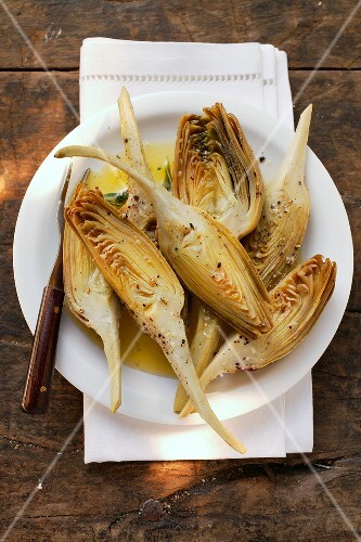 Marinated artichokes