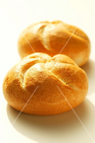 Two bread rolls