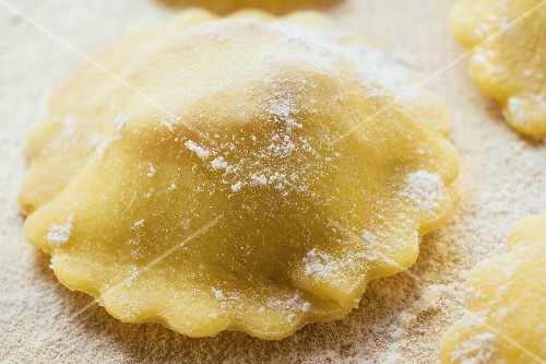 Selbstgemachte Ravioli