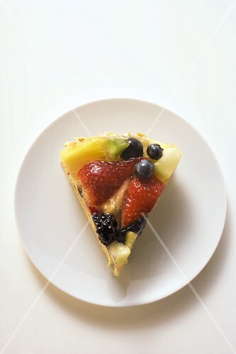 Stück Obsttorte