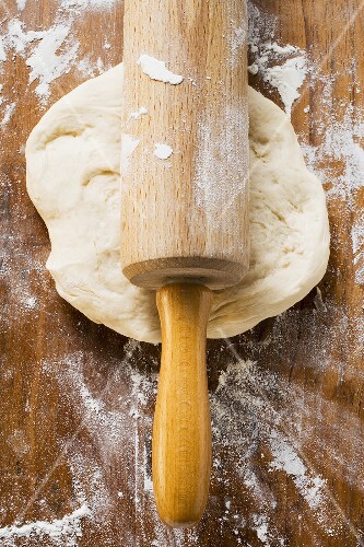 Dough with rolling pin