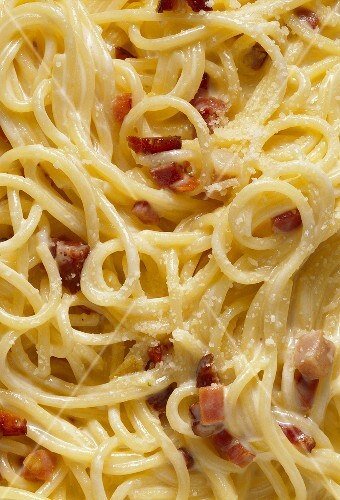 Linguine with Carbonara Sauce