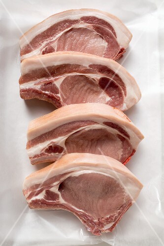 Four pork chops
