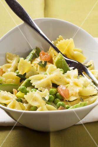 Farfalle mit Gemüse