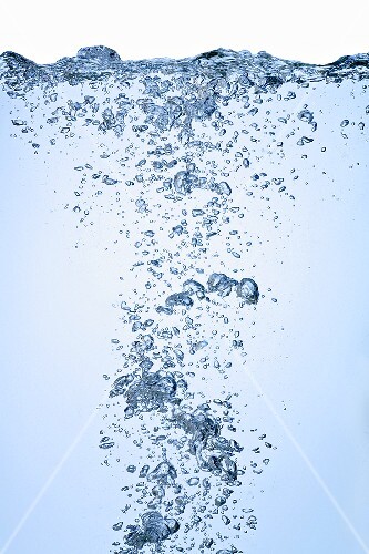 Bubbling water