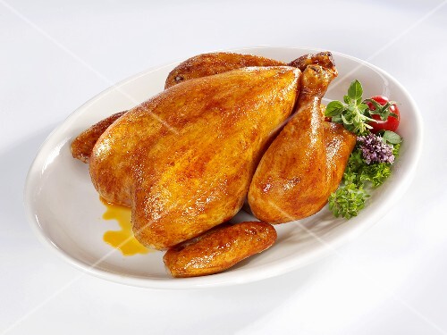 A roast chicken