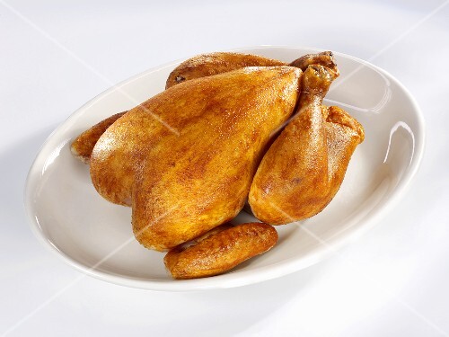 A roast chicken