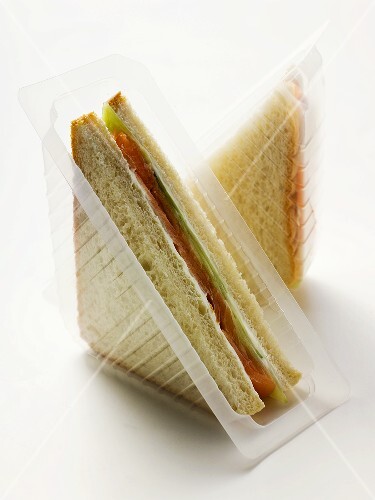 Smoked salmon sandwich