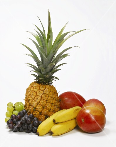 Exotic fruit and grapes