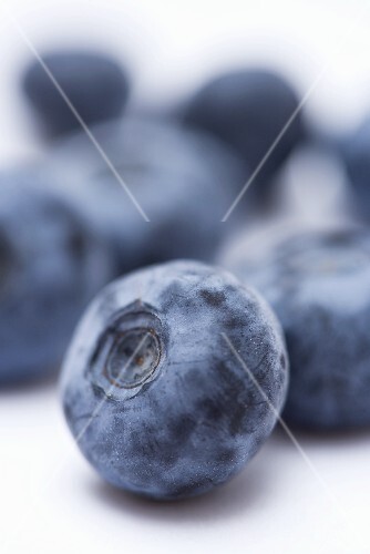 Heidelbeeren in der Nahaufnahme