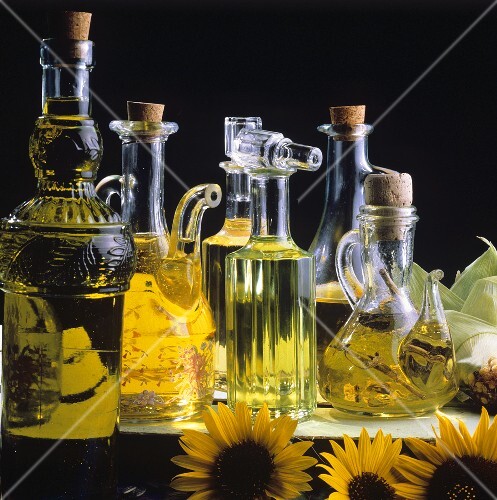 Several Assorted Oils with Sunflowers