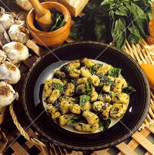 Gnocchi with pesto