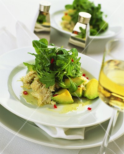 Avocado and Arugula Salad