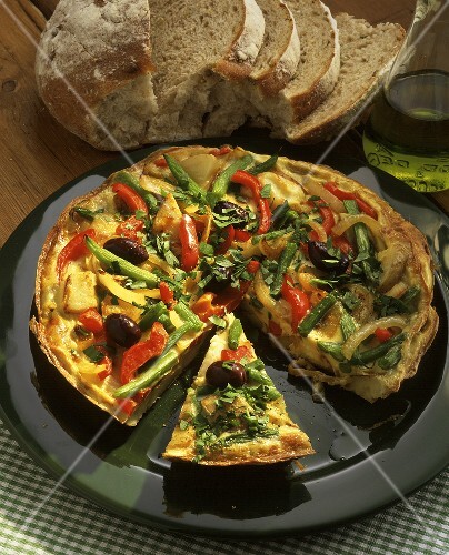 Baked Vegetable Omelete