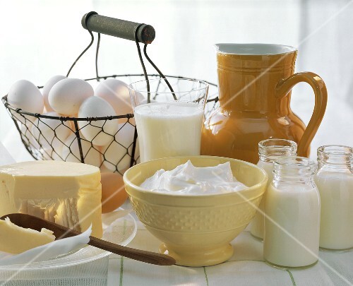 Dairy Still Life with Eggs