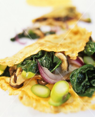 Pancakes with Vegetable Filling