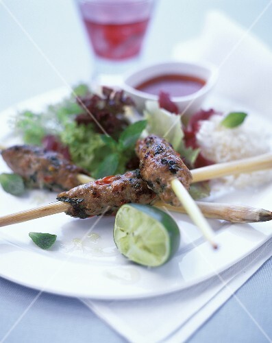 Spicy mince kebabs