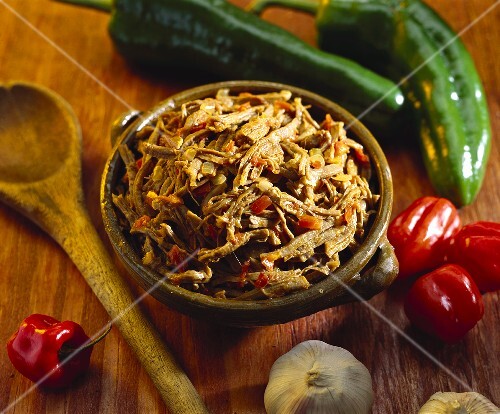 Carne mechada (chopped roast beef, Venezuela)
