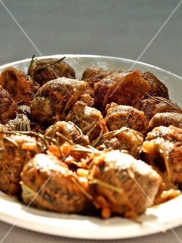 Xoxli (breaded, baked snails, Crete)