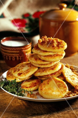 Blinys (potato pancakes, Poland)