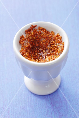 Cress seeds in an egg cup
