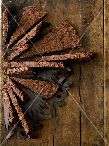 Chocolate shortbread
