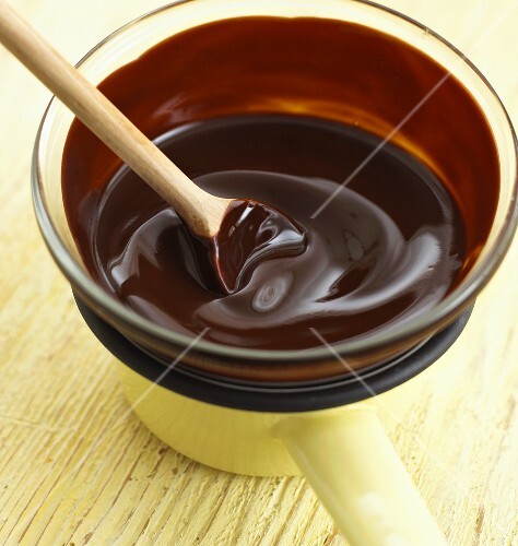 Melted chocolate