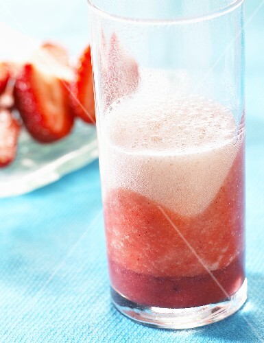 Erdbeercocktail mit Gin