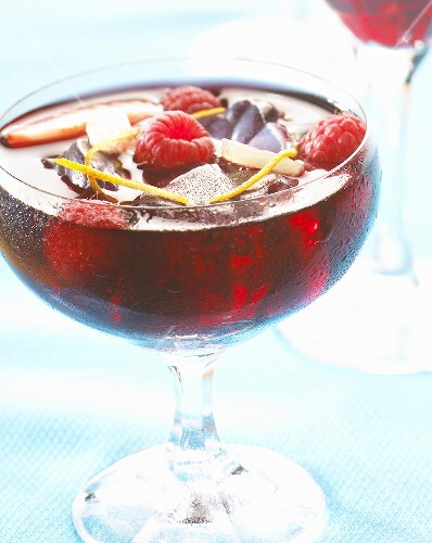Himbeercocktail mit Gin
