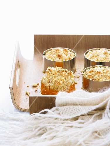 Kürbis-Crumble mit Parmesan
