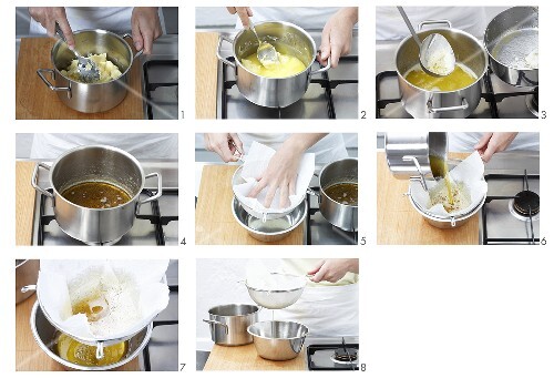 Braune Butter herstellen