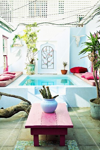 Pool in inner courtyard